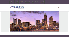 Desktop Screenshot of millenniumadvisors.com