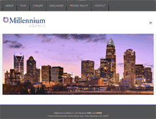 Tablet Screenshot of millenniumadvisors.com